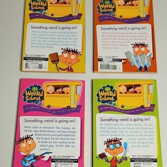 Lot/4 DAN GUTMAN PAPERBACK BooKS, My Weird School/BRAND New - Picture 2 of 3